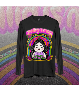 Big Girls Are Beautiful Black Long Sleeve T-Shirt