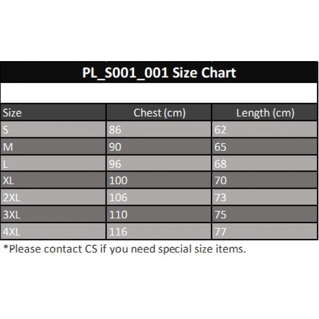 11-Color 7-Size Quick Dry Polo Shirt (PL_S001_001)
