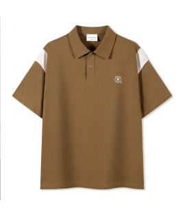 6-Color 6-Size 240gsm 100% Cotton Two Tone Relaxed Fit Polo Shirt (PL_S001_002)