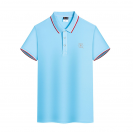 12-Color 7-Size Viscose Classic Polo Shirt (PL_S058_002)