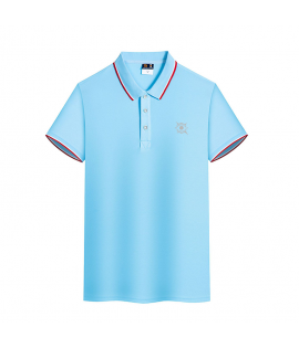 12-Color 7-Size Viscose Classic Polo Shirt (PL_S058_002)