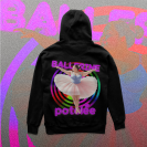 Plus Size Ballerina Black Hoodie
