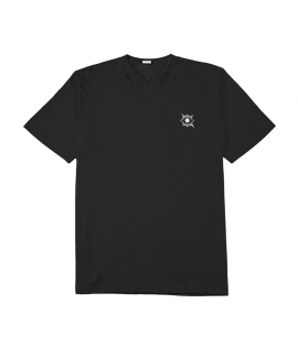 Black White Gray 7-Size 210gsm 100% Cotton V-Neck T-Shirt (TS_S010_005)