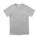 Black White Gray 7-Size 210gsm 100% Cotton V-Neck T-Shirt (TS_S010_005)