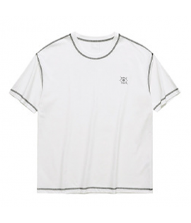 6-Color 8-Size 260gsm Contrast Topstitching Drop Shoulder T-Shirt (TS_S052_001)
