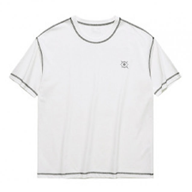 6-Color 8-Size 260gsm Contrast Topstitching Drop Shoulder T-Shirt (TS_S052_001)