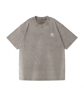 11-Color 8-Size 230gsm Oversized Acid Washed Vintage T-Shirt (TS_S056_001)