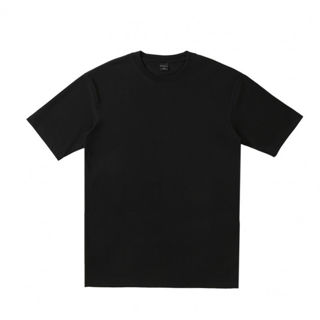6-Color-5-Size 240gsm Cotton Blend Crew Neck T-Shirt Custom Printing (TS_S057_001)