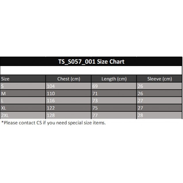 6-Color-5-Size 240gsm Cotton Blend Crew Neck T-Shirt Custom Printing (TS_S057_001)