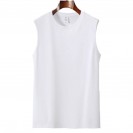 Black White Gray 7-Size 220gsm 100% Cotton Classic Tank Top Custom Printing (TT_S024_001)