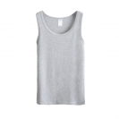 Black White Grey 6-Size 180gsm 100% Cotton Tank Top Custom Printing (TT_S054_001)