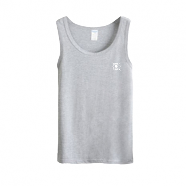 Black White Grey 6-Size 180gsm 100% Cotton Regular Fit Tank Top (TT_S054_001)
