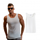Black White Grey 6-Size 180gsm 100% Cotton Regular Fit Tank Top (TT_S054_001)