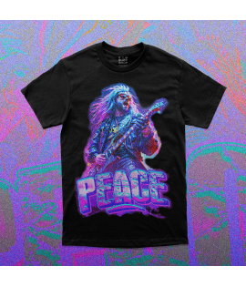 Let's Rock For Peace Printed T-shirt