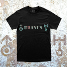 Uranus Explorer Black Typography T-shirt