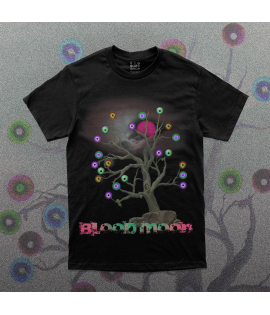 Blood Moon Effect Black T-shirt