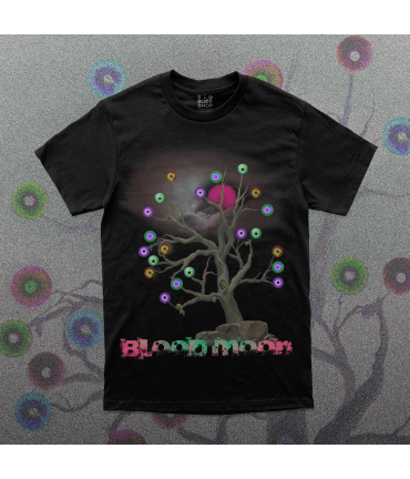 Blood Moon Effect Black T-shirt