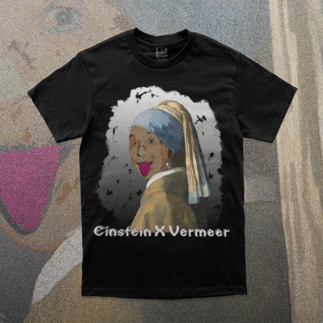 Einstein x Vermeer Printed T-shirt
