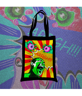 Argh My Eyes Black Tote Bag