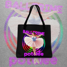 Plus Size Ballerina Black Tote Bag